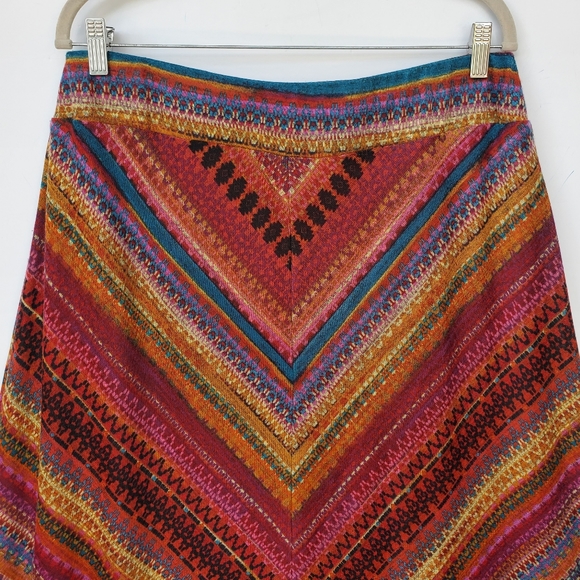 Boho Knit Maxi Skirt Retro Western Size XL - EUC! - Picture 5 of 14